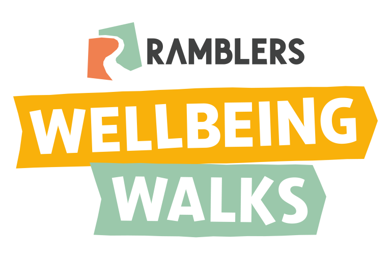 Ramblers wellbeing walks logo