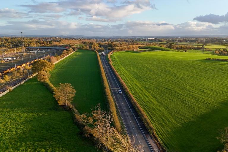 Cargo Link drone shot